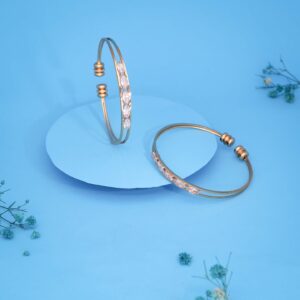 Gold Plated Crystal Zirconia Studded Minimal Bracelet